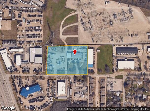  725 E Jones St, Lewisville, TX Parcel Map