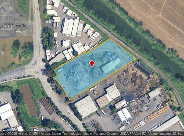  9707 N Columbia Blvd, Portland, OR Parcel Map