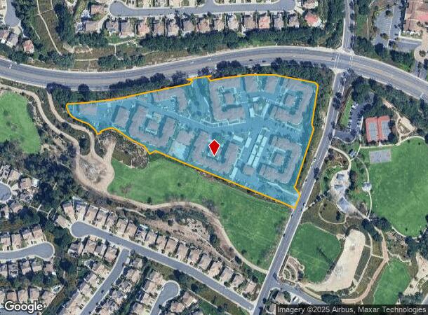  1104 Capobella, Aliso Viejo, CA Parcel Map