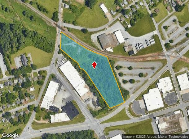  1401 S Elm St, High Point, NC Parcel Map