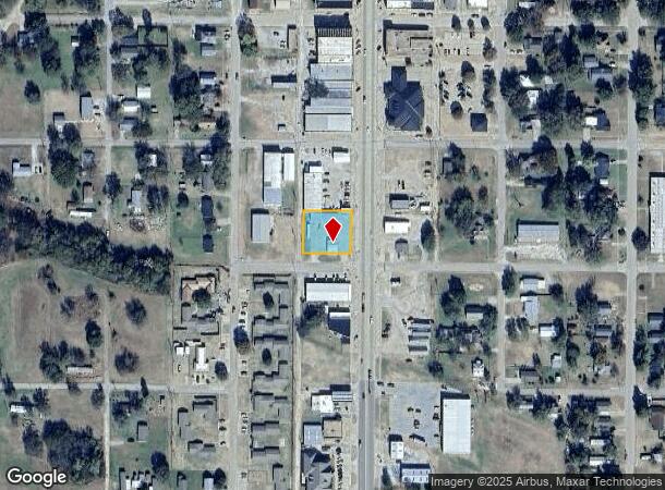  705 N Jim Thorpe Blvd, Prague, OK Parcel Map