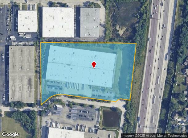 801 W Bryn Mawr Ave, Itasca, IL Parcel Map