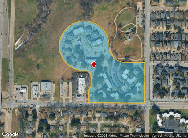 1415 Wiscasset Dr, Arlington, TX Parcel Map