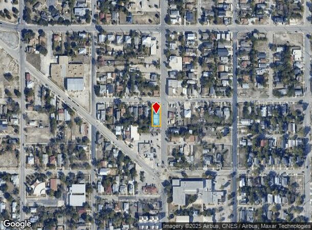  907 S Hackberry St, San Antonio, TX Parcel Map