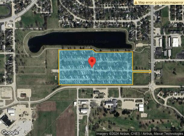  1340 Pinoak Ln, Rantoul, IL Parcel Map