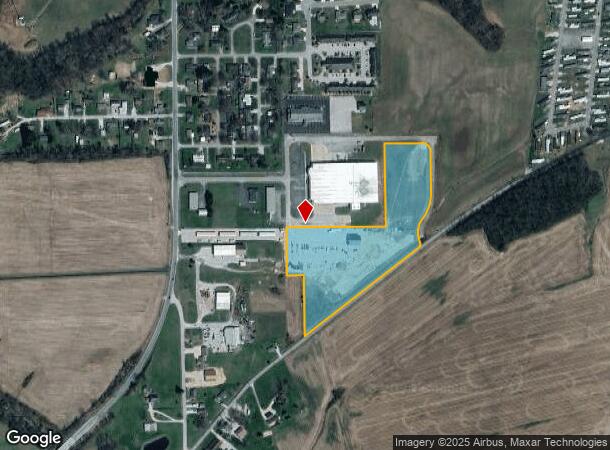 950 W Veterans Dr S, Brownstown, IN Parcel Map