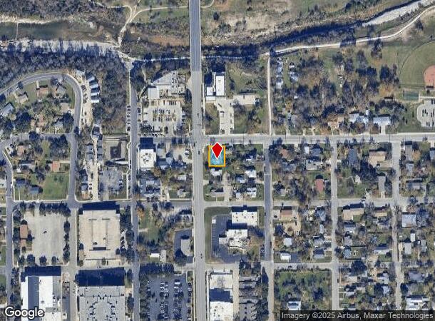 203 S Austin Ave, Georgetown, TX Parcel Map
