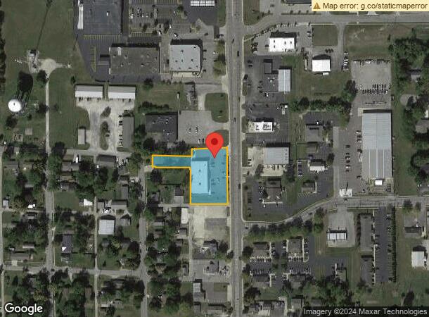  527 N Line St, Columbia City, IN Parcel Map