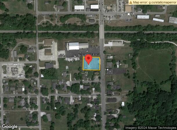  206 S Main St, Upland, IN Parcel Map