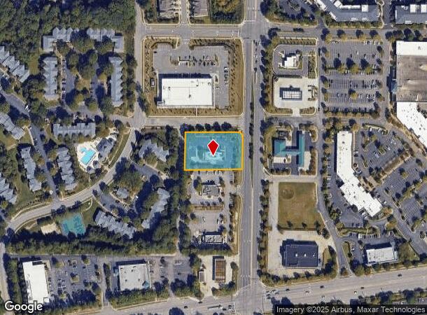  1031 N Harrison Ave, Cary, NC Parcel Map