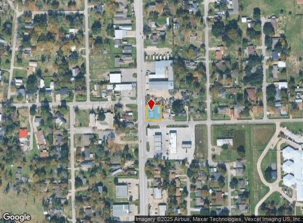 605 N Main St, Highlands, TX Parcel Map