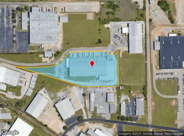 2555 Container Dr, Montgomery, AL Parcel Map