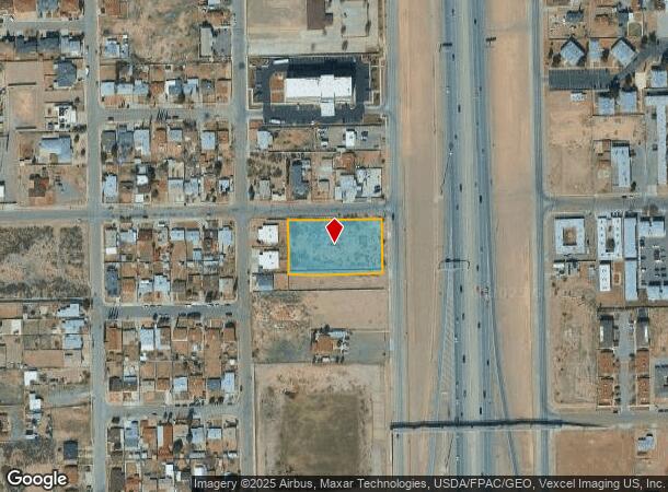 8687 Gateway Blvd S, El Paso, TX Parcel Map
