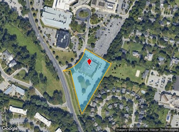 7401 Osler Dr, Towson, MD Parcel Map