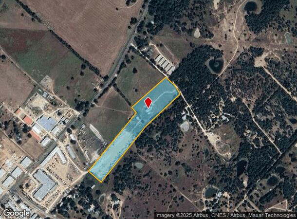 150 Huenefeld Ln, Round Top, TX Parcel Map