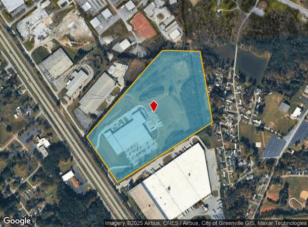 1370 Old Stage Rd, Simpsonville, SC Parcel Map