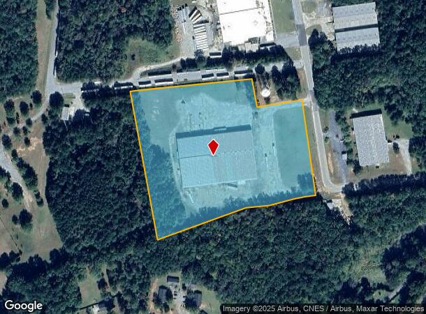  1131 Industrial Blvd, Union Point, GA Parcel Map