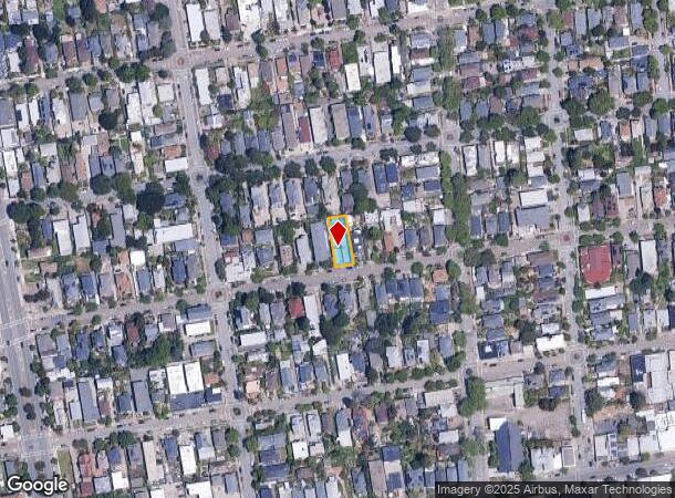 1627 Fairview St, Berkeley, CA Parcel Map