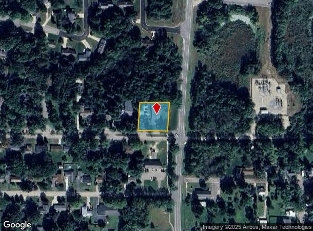 611 N Harrison St, Waupaca, WI Parcel Map