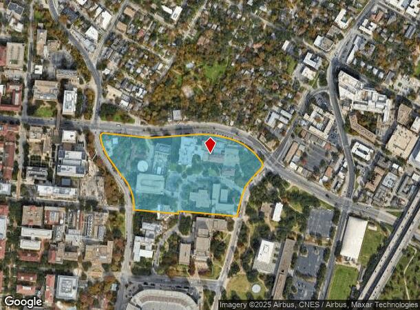  Red River St, Austin, TX Parcel Map