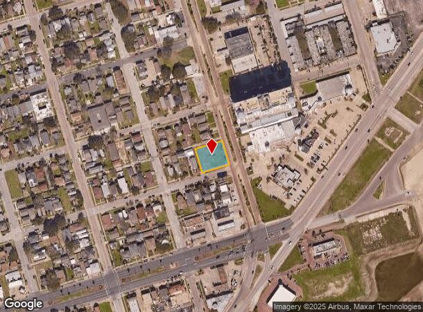 827 University Blvd, Galveston, TX Parcel Map