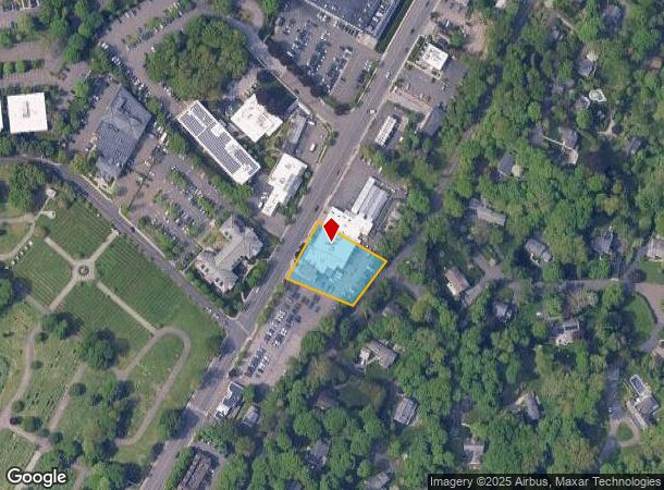 1416 Post Rd, Darien, CT Parcel Map