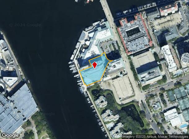  725 S Harbour Island Blvd, Tampa, FL Parcel Map