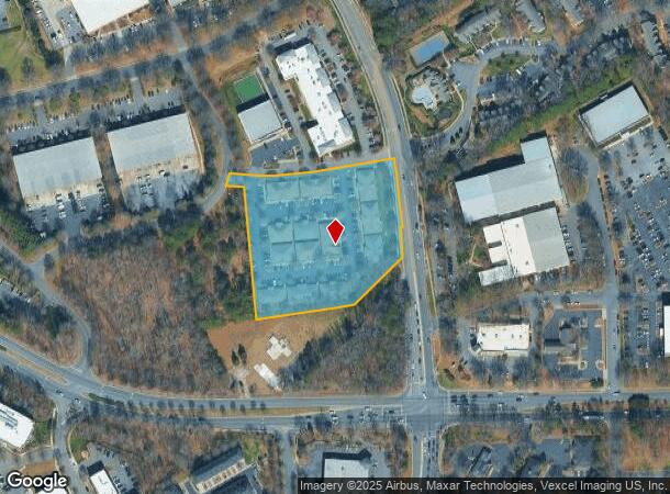  1254 Mann Dr, Matthews, NC Parcel Map