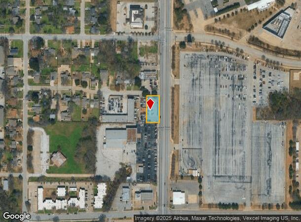 812 Peach St, Arlington, TX Parcel Map