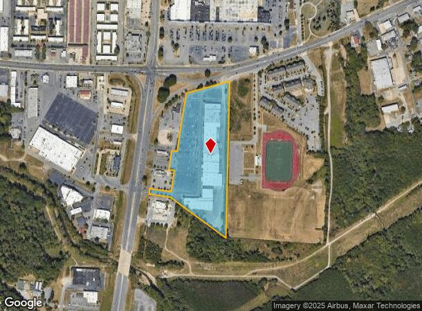  3901 S University Ave, Little Rock, AR Parcel Map