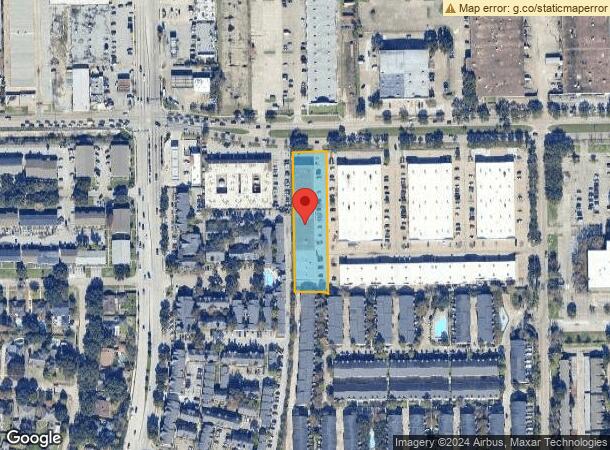  7501 Harwin Dr, Houston, TX Parcel Map