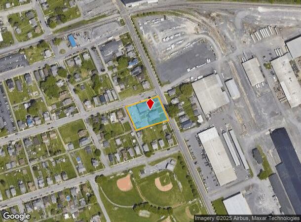  313 Arch St, Williamsport, PA Parcel Map