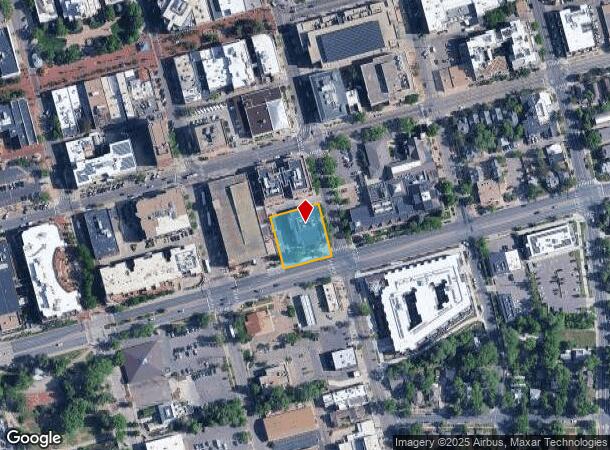 1495 Canyon Blvd, Boulder, CO Parcel Map