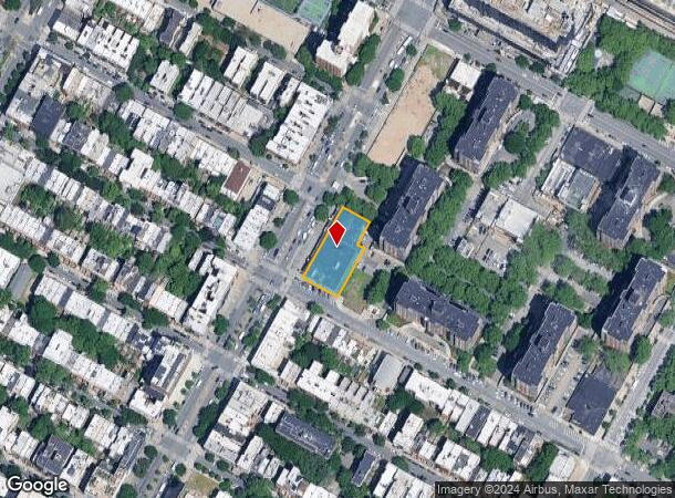  444 Malcolm X Blvd, New York, NY Parcel Map