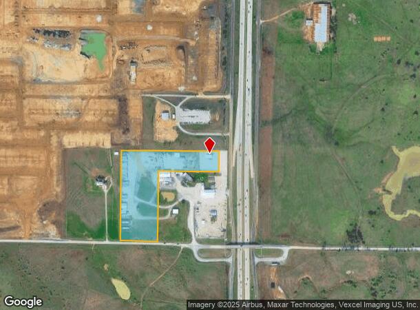 7833 N I35 & Ganzer Rd, Denton, TX Parcel Map