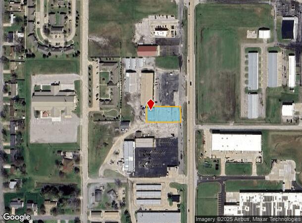  1601 N Market St, Sparta, IL Parcel Map