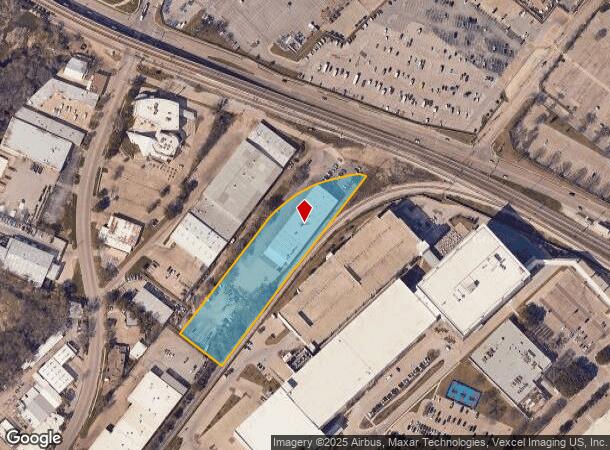  9203 Denton Dr, Dallas, TX Parcel Map