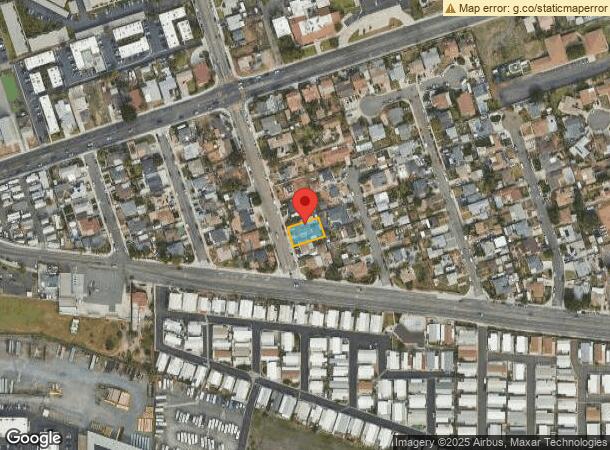  1337 Fifth Ave, Chula Vista, CA Parcel Map