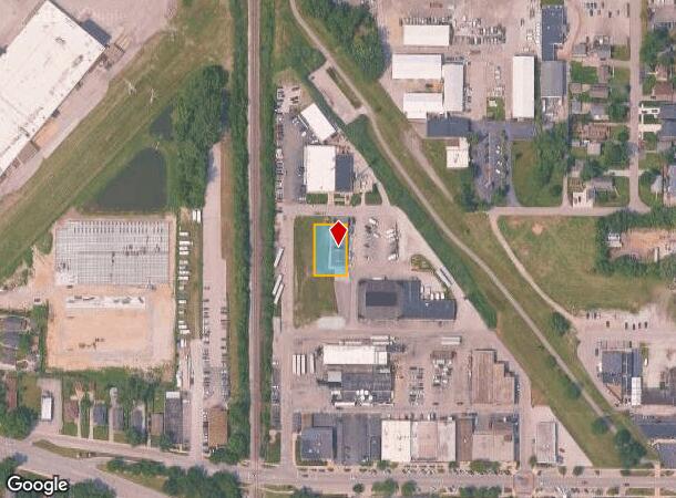  2605 Garfield Ave, Highland, IN Parcel Map
