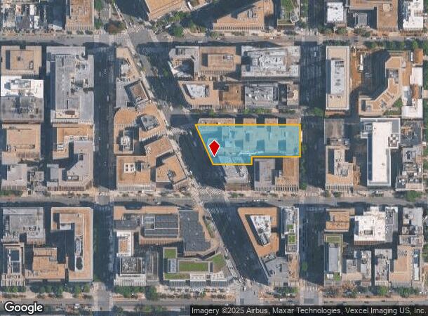 1123 Connecticut Ave Nw, Washington, DC Parcel Map