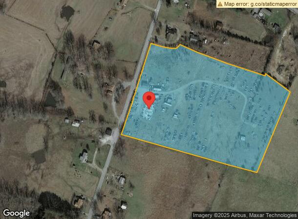  4810 W Green Hill Rd, Mcminnville, TN Parcel Map