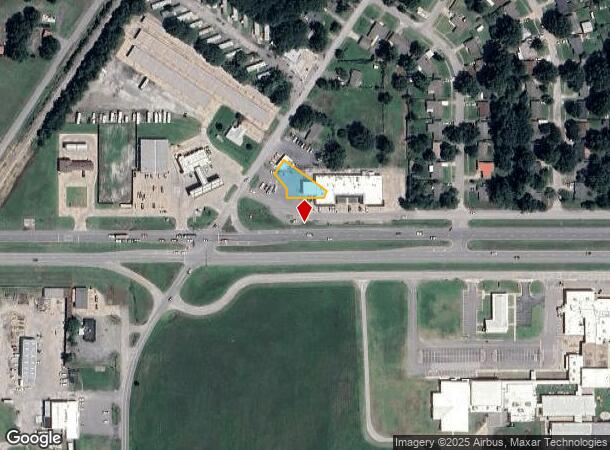  100 E Peak Blvd, Muskogee, OK Parcel Map