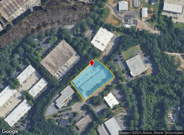 6820 Meadowridge Ct, Alpharetta, GA Parcel Map