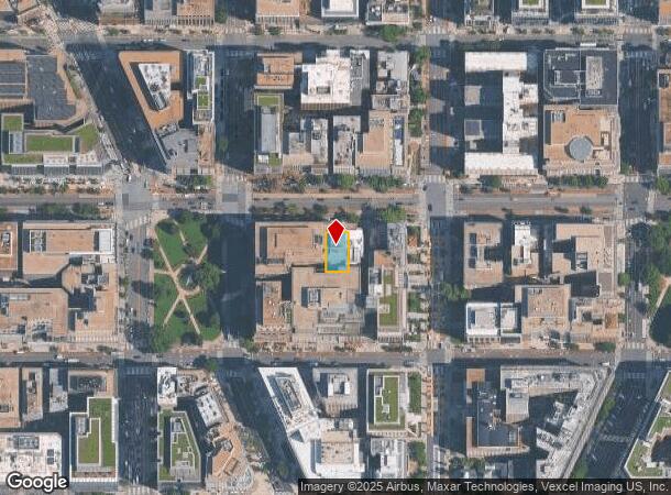 1612 K St Nw, Washington, DC Parcel Map