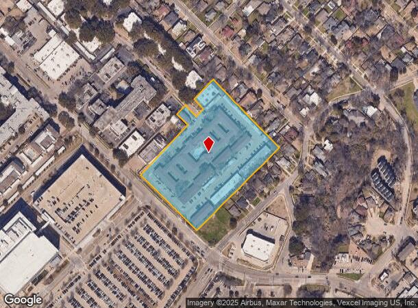5010 Maple Ave, Dallas, TX Parcel Map