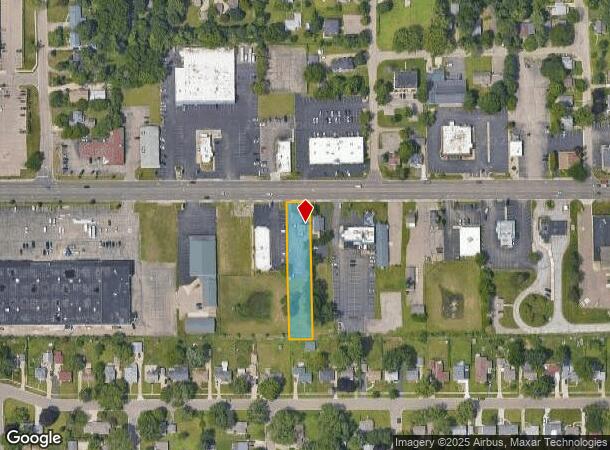 126 Columbia Ave E, Battle Creek, MI Parcel Map