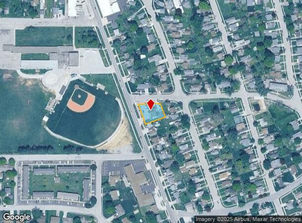  2702 S 14Th St, New Castle, IN Parcel Map