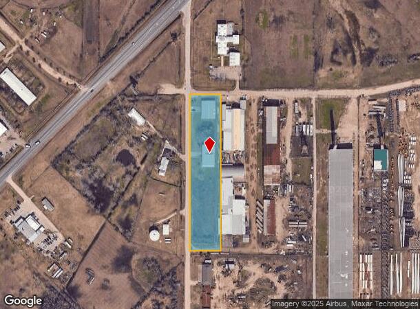  7526 Blimp Base Rd, Hitchcock, TX Parcel Map