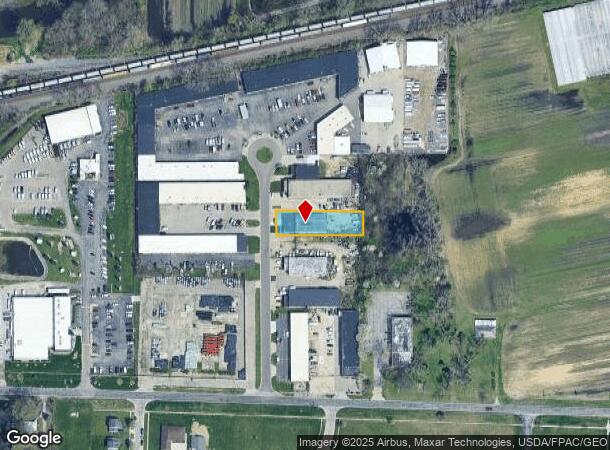  821 Warehouse Rd, Toledo, OH Parcel Map