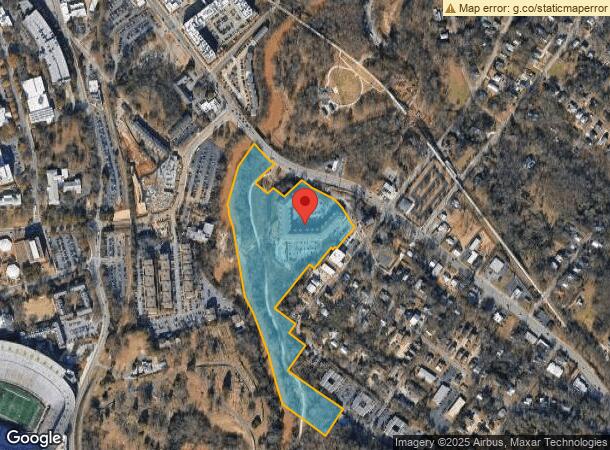  592 Oconee St, Athens, GA Parcel Map